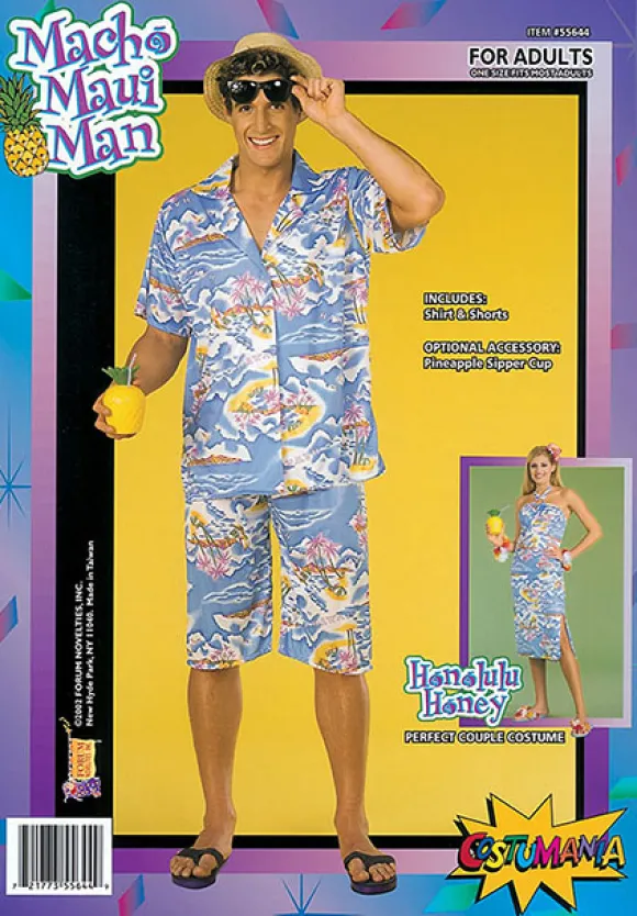 Hawaii kostume mand