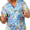 Hawaii skjorte, blå