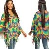 Hippie poncho med pandebånd