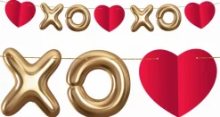 Hjerte guirlande XO 200 cm