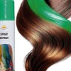 Hårfarve spray grøn