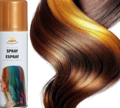 Hårfarve spray guld