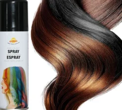 Hårfarve spray sort