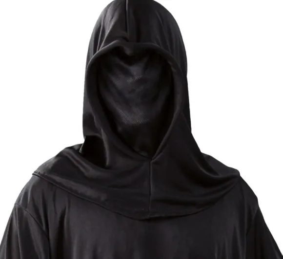 Hætte maske, sort