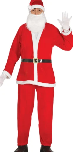 Julemandskostume med 5 dele
