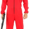 Jumpsuit med hætte og maske