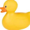 Kæmpe badeand deko 22 cm, gul