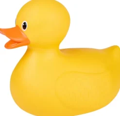 Kæmpe badeand deko 22 cm, gul