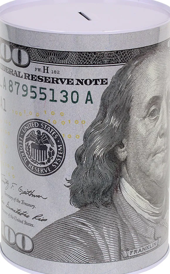 Kæmpe-sparedåse dollarmotiv