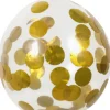 Konfetti ballon guld 5-pak