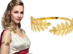 Laurbær armring, guld