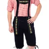 Lederhosen Johann sort, 2XL