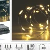 Lyskæde sølv-wire 100 LED