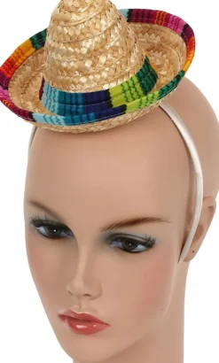 Mini-sombrero på hårbøjle