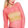 Nettrøje neon pink, M/L