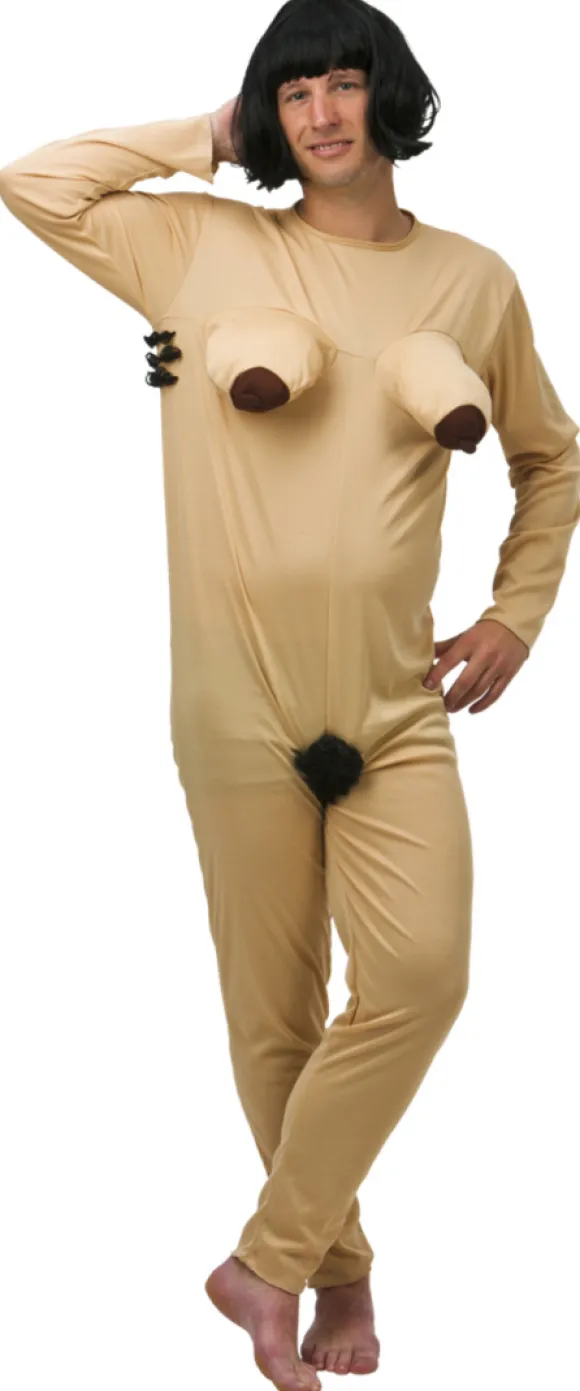 Nøgen kvinde kostume S/M