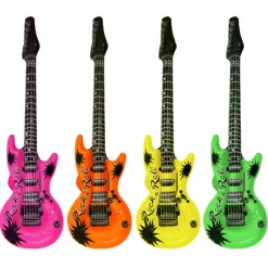 Oppustelig neon guitar