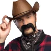Overskæg cowboy, sort