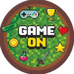 Paptallerken Game On 6-pak