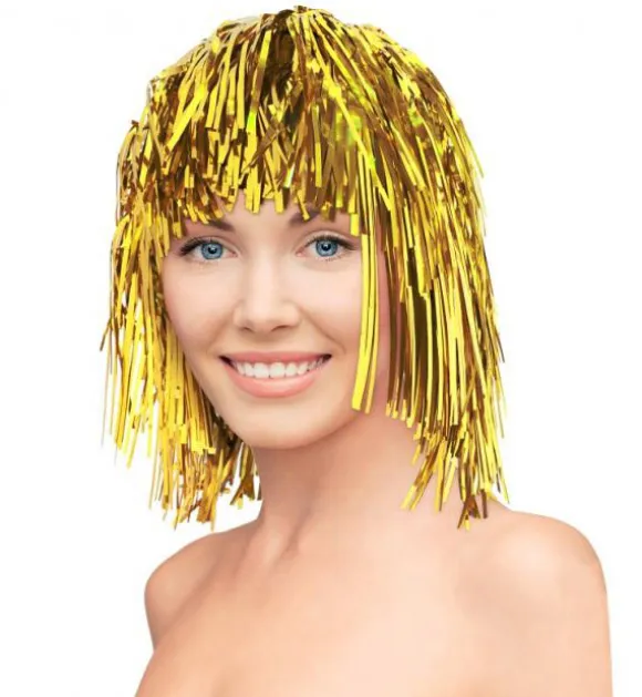 Paryk metallic, guld