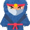 Pinata ninja 33x10x44 cm