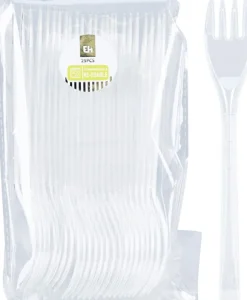 Plastik bestik, gafler 25-pak