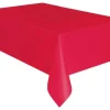 Plastikdug rød 137x274 cm