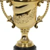 Pokal på fod 28 cm, guld