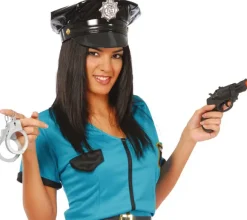 Politi pistol og håndjern