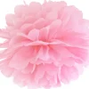 Pompom papir 35 cm lyserød