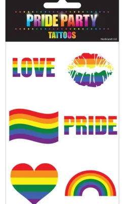 Pride tatoveringer 6-pak