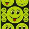 Refleks-stickers, smiley