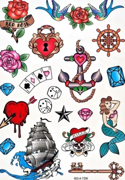 Retro tatoveringer sailor