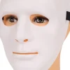 Robotmaske plast, hvid