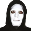Robotmaske plast, hvid