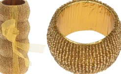 Servietring guld 4-pak