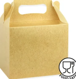 Snackbox 14x9,5x12 cm, brun