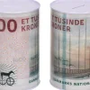 Sparedåse 1000 kr seddel