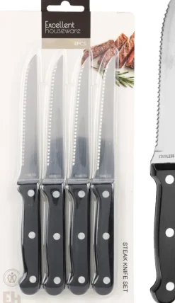 Steakknive 4-pak