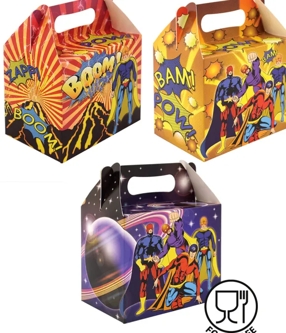 Superhelt snackbox 14x9,5x12 cm