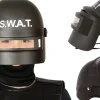 SWAT hjelm med visir, børne