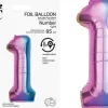 Tal ballon 1 regnbue 85 cm