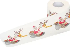 Toiletpapir Santa og Rudolf