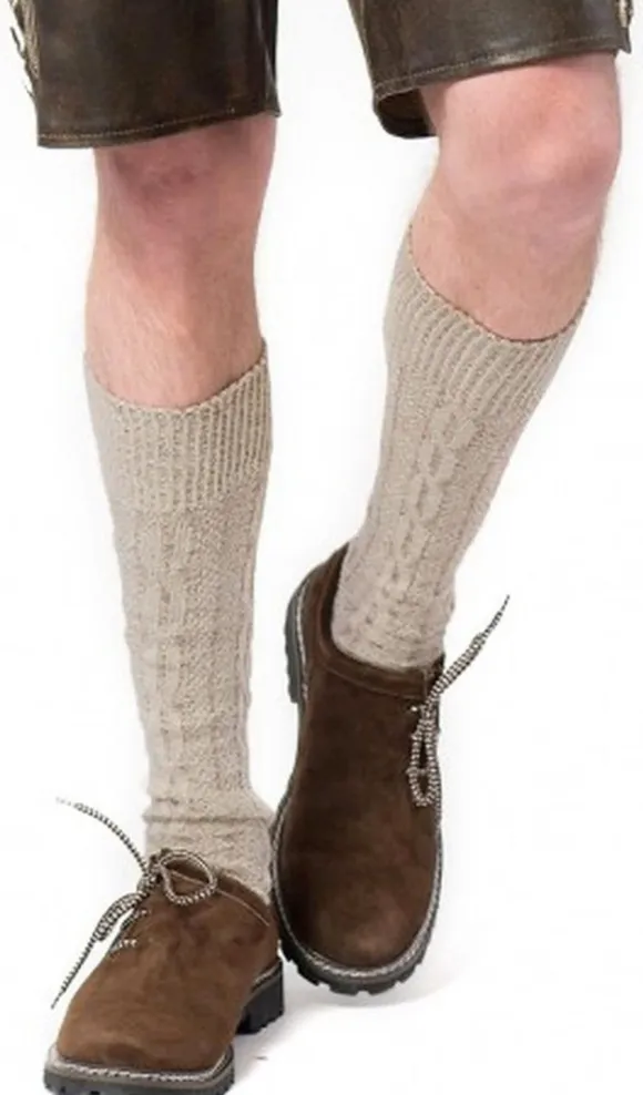 Tyroler strømper beige 43/46