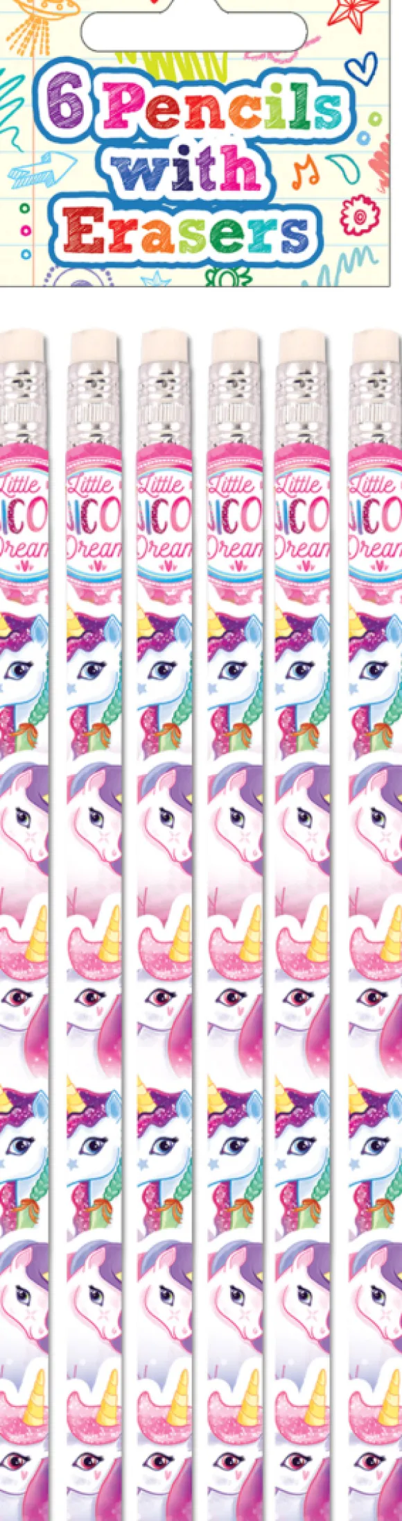 Unicorn blyanter 6-pak