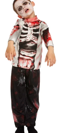 Zombie dreng kostume 7-9 år