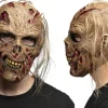 Zombie hoved maske med hår