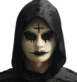 Zombie nonne maske, hård plast